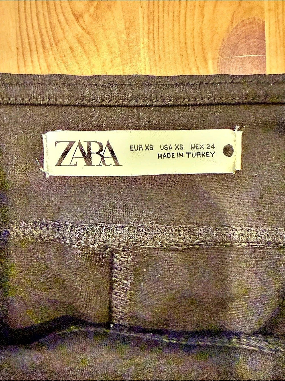 Zara Stirrup Leggings Black Size Medium - Picture 5 of 6